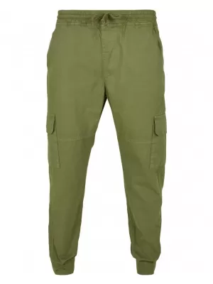 Pánské kalhoty URBAN CLASSICS TB4127 NEW OLIVE