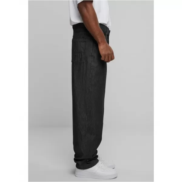  Pánské džíny URBAN CLASSICS TB4461 BLACK ACID WASHED 