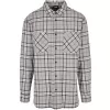 Pánská košile URBAN CLASSICS TB5516 GREY/BLACK