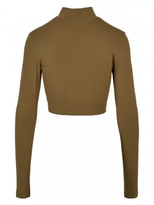 Dámské triko URBAN CLASSICS TB4749 TINI OLIVE