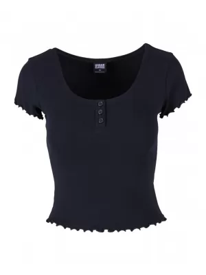 Dámské triko URBAN CLASSICS TB6054 BLACK