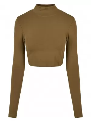 Dámské triko URBAN CLASSICS TB4749 TINI OLIVE