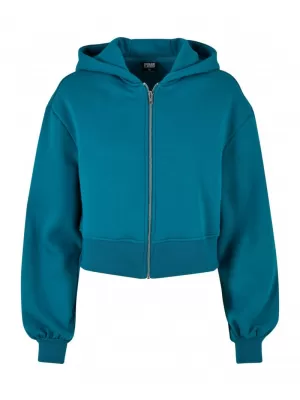 Dámská mikina URBAN CLASSICS TB4766 WATER GREEN