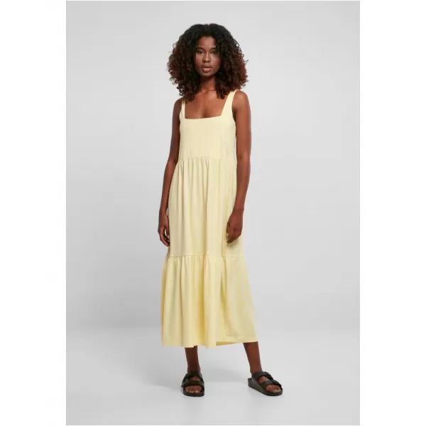  Dámské šaty URBAN CLASSICS TB4784 SOFT YELLOW 