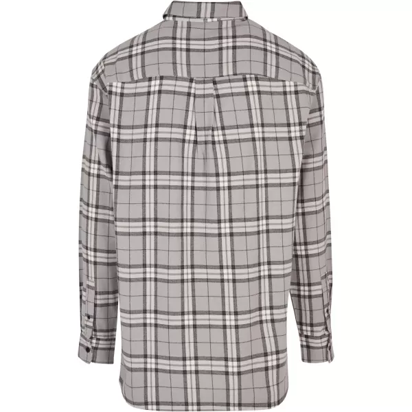  Pánská košile URBAN CLASSICS TB5516 GREY/BLACK 