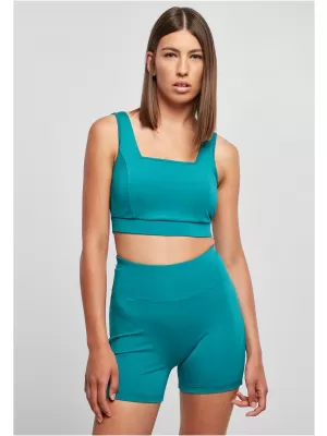 Dámská podprsenka URBAN CLASSICS TB4801 WATER GREEN