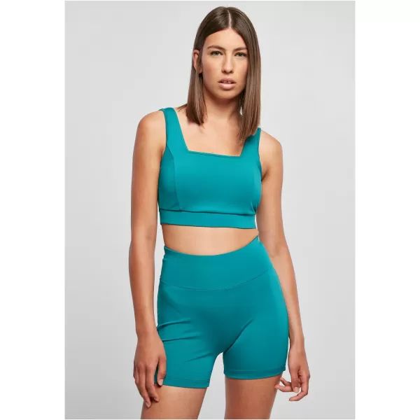  Dámská podprsenka URBAN CLASSICS TB4801 WATER GREEN 