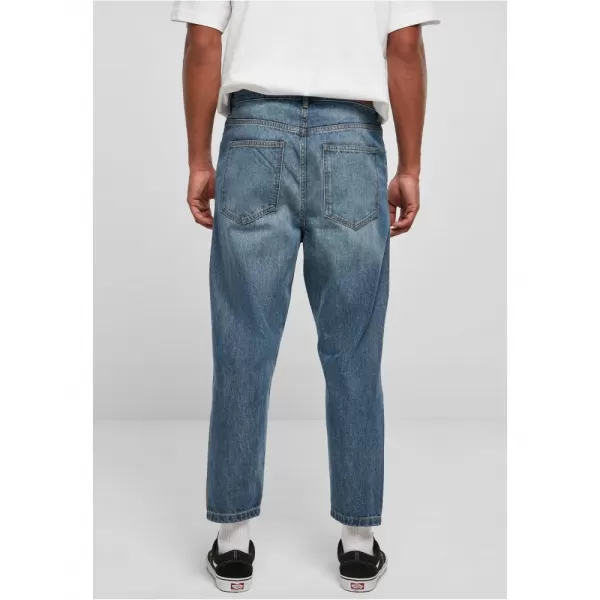  Pánské džíny URBAN CLASSICS TB5591 MID DEEP BLUE 