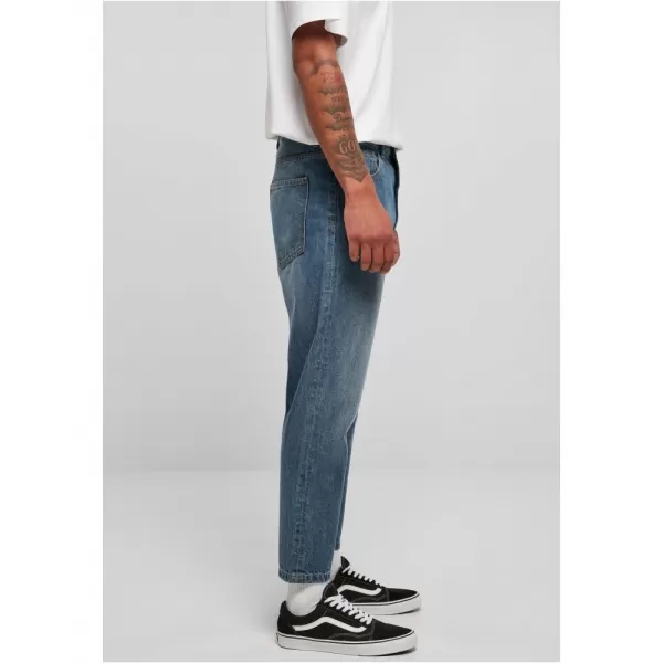  Pánské džíny URBAN CLASSICS TB5591 MID DEEP BLUE 