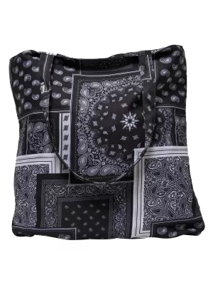 Taška URBAN CLASSICS TB5255 BLACK/WHITE