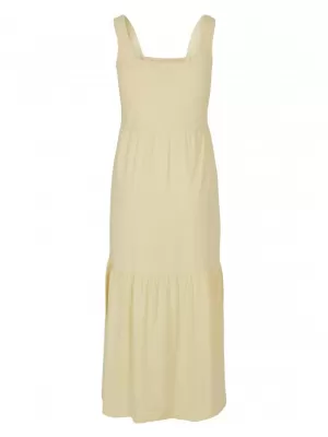 Dámské šaty URBAN CLASSICS TB4784 SOFT YELLOW