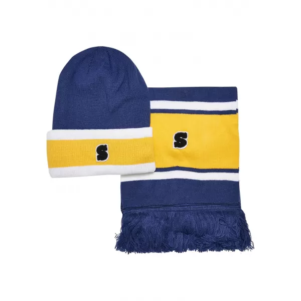 Čepice URBAN CLASSICS TB5653 SPACE BLUE/CALIFORNIA YELLOW/WHITE 
