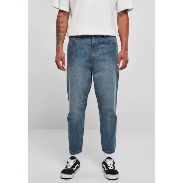  Pánské džíny URBAN CLASSICS TB5591 MID DEEP BLUE 