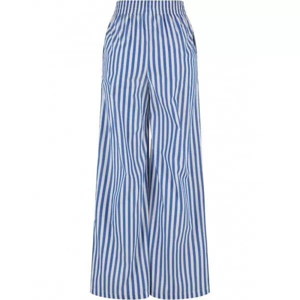  Dámské kalhoty URBAN CLASSICS TB6844 WHITE/BLUE 