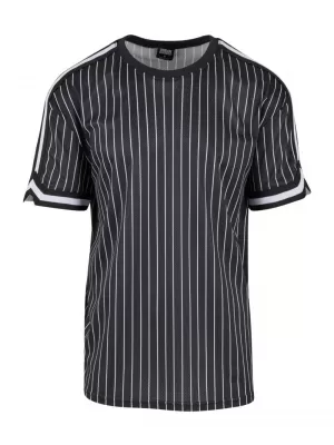 Pánské triko URBAN CLASSICS TB6680 BLACK/WHITE