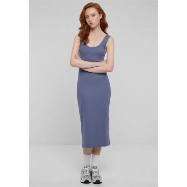  Dámské šaty URBAN CLASSICS TB6190 VINTAGE BLUE 