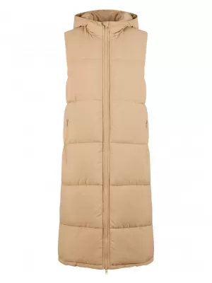Dámská vesta URBAN CLASSICS TB7007 UNION BEIGE