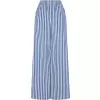 Dámské kalhoty URBAN CLASSICS TB6844 WHITE/BLUE