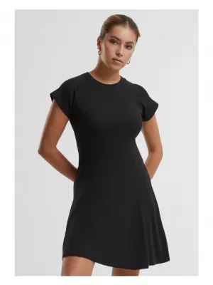 Dámské šaty URBAN CLASSICS TB6201 BLACK
