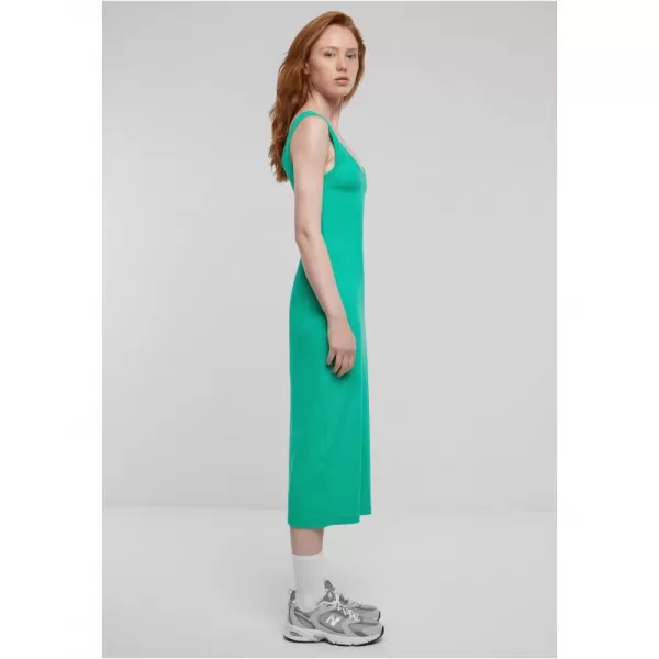  Dámské šaty URBAN CLASSICS TB6190 FERN GREEN 
