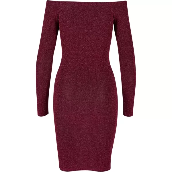  Dámské šaty URBAN CLASSICS TB6144 BURGUNDY 
