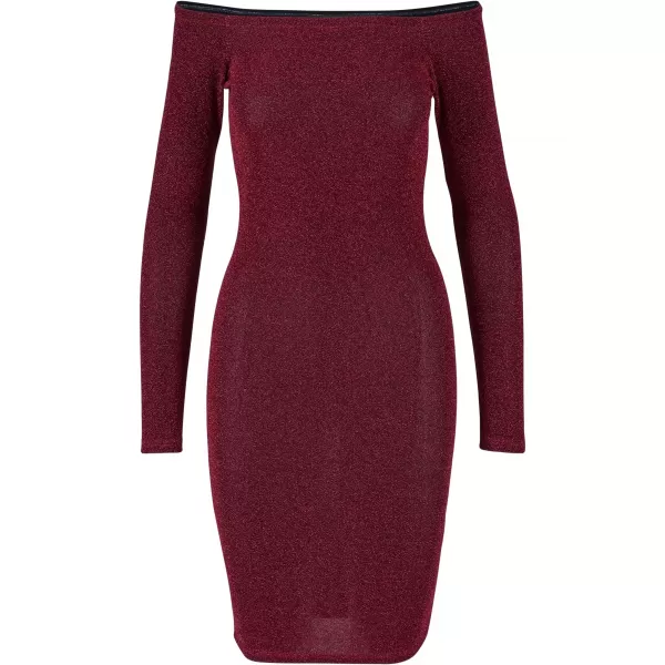  Dámské šaty URBAN CLASSICS TB6144 BURGUNDY 