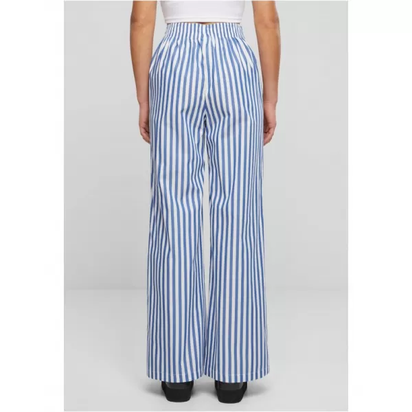  Dámské kalhoty URBAN CLASSICS TB6844 WHITE/BLUE 