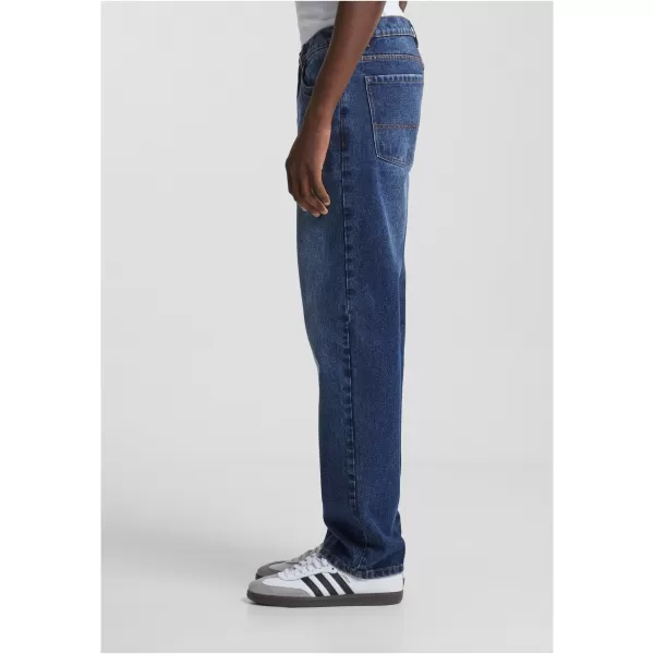  Pánské džíny URBAN CLASSICS TB6396 NEW DARK BLUE WASHED 