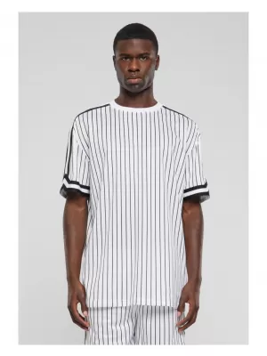 Pánské triko URBAN CLASSICS TB6680 WHITE/BLACK