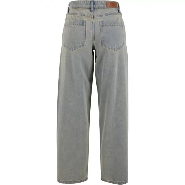  Dámské džíny URBAN CLASSICS TB7127 NEW LIGHT BLUE DIRTY WASHED 