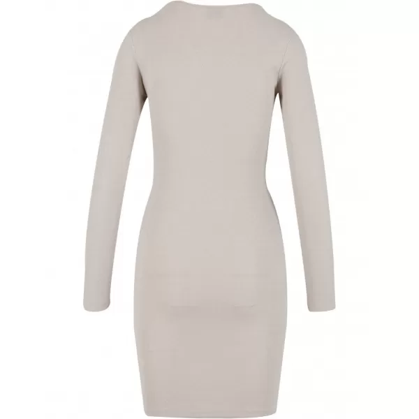  Dámské šaty URBAN CLASSICS TB6995 WHITE/SAND 
