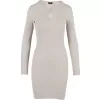Dámské šaty URBAN CLASSICS TB6995 WHITE/SAND