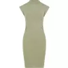 Dámské šaty URBAN CLASSICS TB7179 SOFT SALVIA