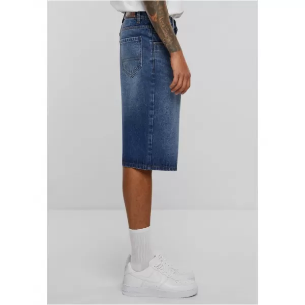  Pánské kraťasy URBAN CLASSICS TB6639 NEW MID BLUE WASHED 