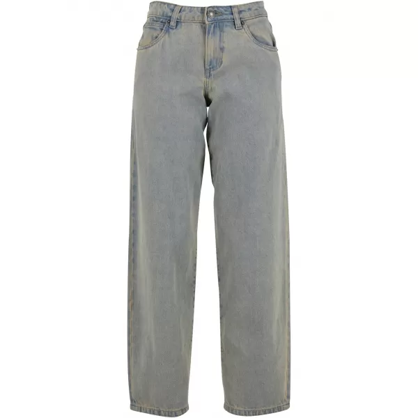 Dámské džíny URBAN CLASSICS TB7127 NEW LIGHT BLUE DIRTY WASHED 