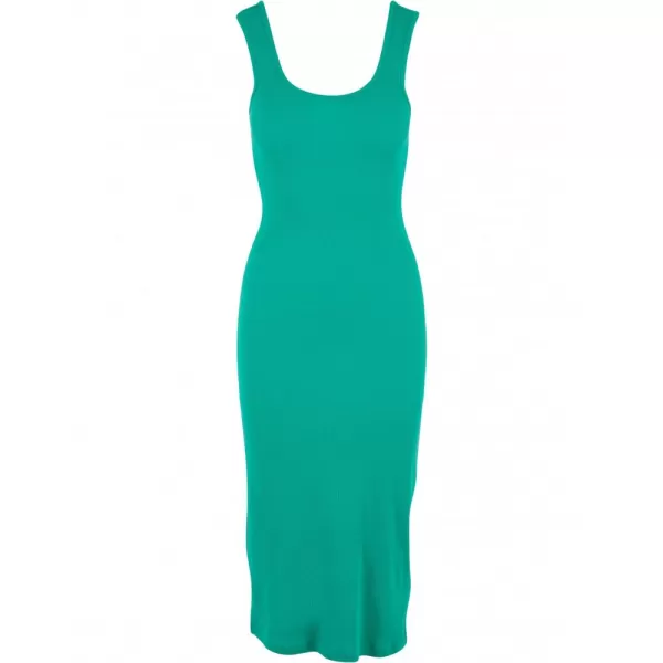  Dámské šaty URBAN CLASSICS TB6190 FERN GREEN 