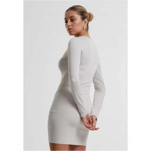  Dámské šaty URBAN CLASSICS TB6995 WHITE/SAND 