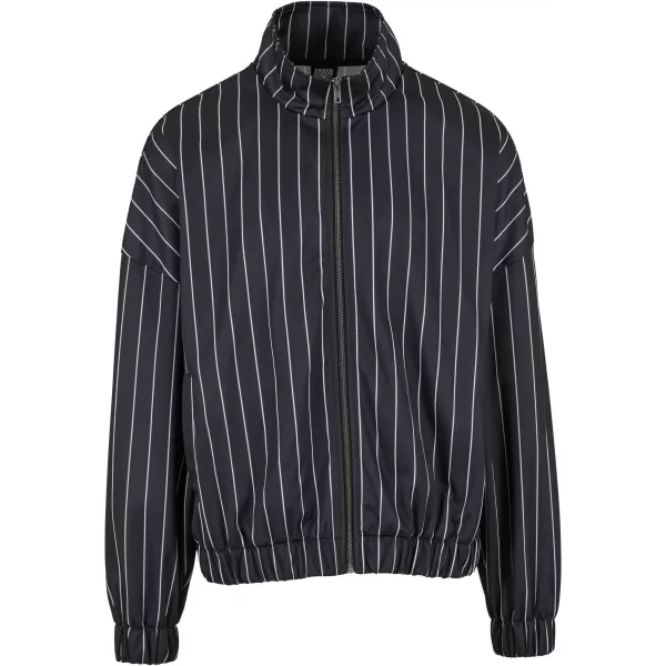  Pánská bunda URBAN CLASSICS TB7382 BLACK/WHITE 