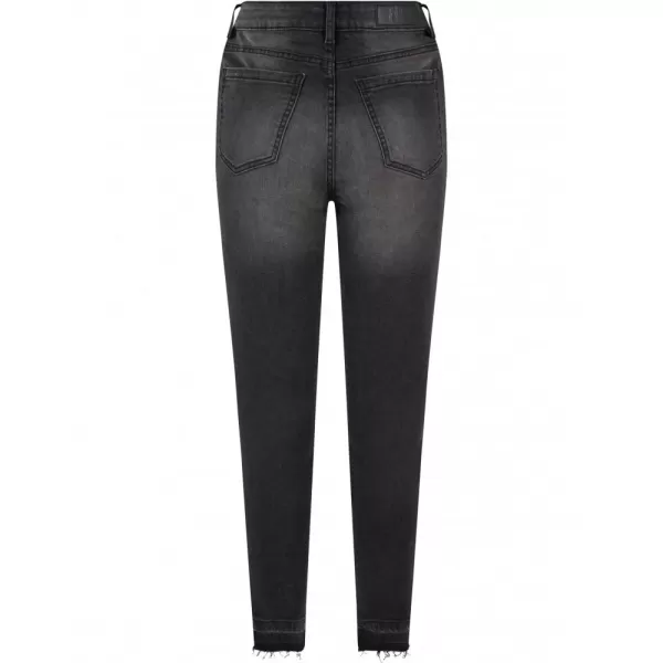  Dámské džíny URBAN CLASSICS TB6865 BLACK WASHED 