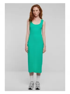 Dámské šaty URBAN CLASSICS TB6190 FERN GREEN
