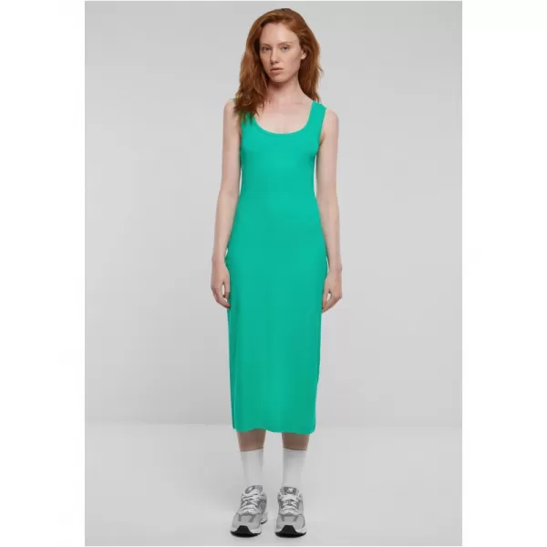  Dámské šaty URBAN CLASSICS TB6190 FERN GREEN 