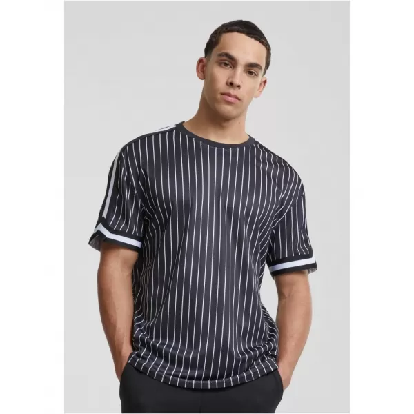  Pánské triko URBAN CLASSICS TB6680 BLACK/WHITE 