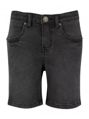 Dětské kraťasy URBAN CLASSICS UCK4156 BLACK WASHED