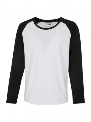 Dětské triko URBAN CLASSICS UCK4539 WHITE/BLACK