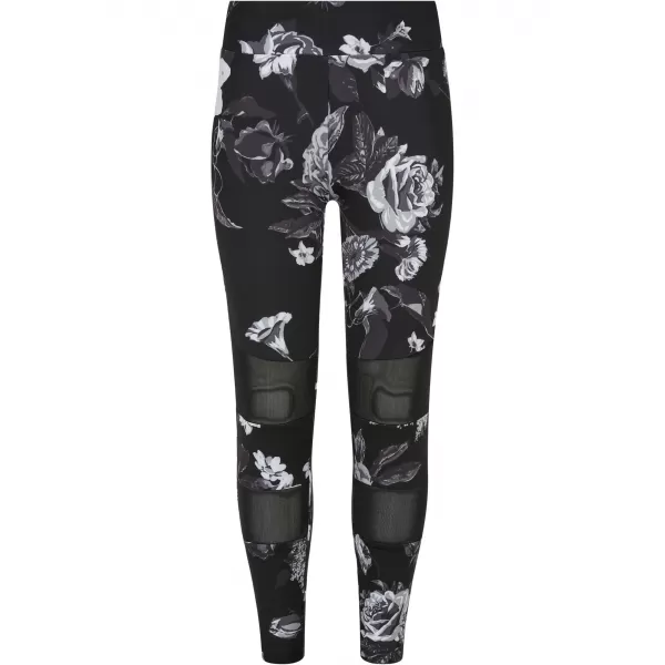  Dětské legíny URBAN CLASSICS UCK4005 DARK FLOWER AOP 
