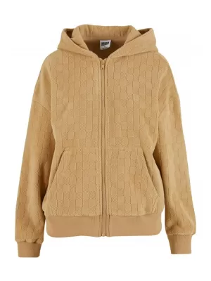 Dámská mikina URBAN CLASSICS TB7121 UNION BEIGE