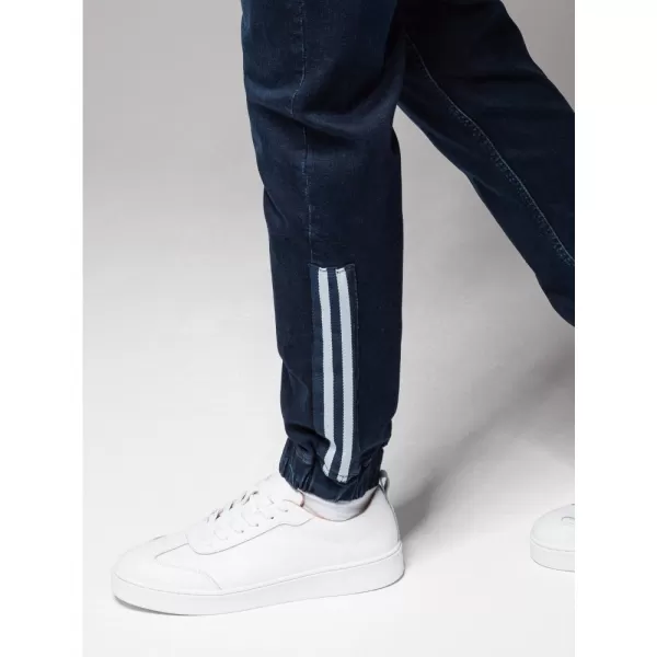  Pánské kalhoty OMBRE OM-PADJ-0156 DARK BLUE 
