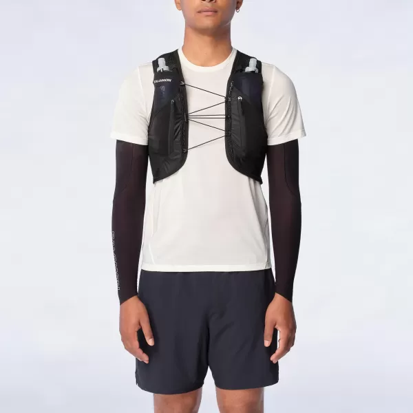  Pánský batoh SALOMON ACTIVE SKIN 12 SET LC2177400 BLACK/METAL 
