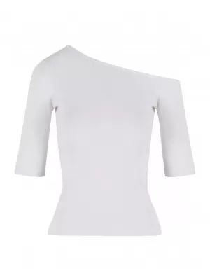 Dámské triko URBAN CLASSICS TB7096A WHITE/WHITE