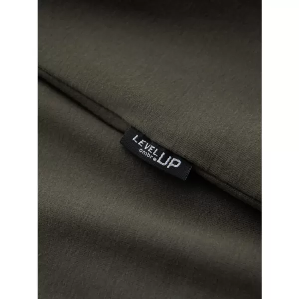  Pánské triko OMBRE OM-LSBC-0129 GRAY-GREEN 